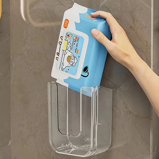 ANAN™ Luxe Wall-Mounted Wipes Dispenser – No-Drill, Modern & Hygienic