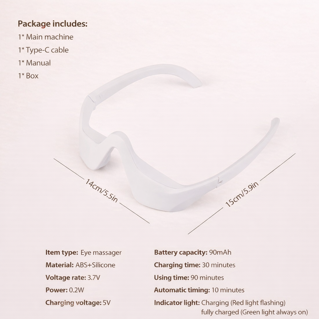 3D Eye Massager – Relieves Eye Fatigue, Reduces Dark Circles & Smooths Fine Lines