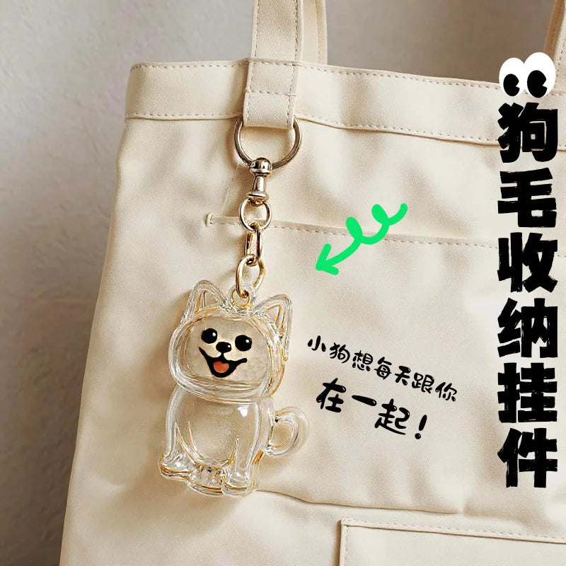 🐶✨ "Forever Pup" Memory Keychain – Keep Their Love Close 💕