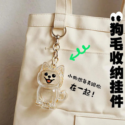🐶✨ "Forever Pup" Memory Keychain – Keep Their Love Close 💕