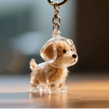 🐶✨ "Forever Pup" Memory Keychain – Keep Their Love Close 💕