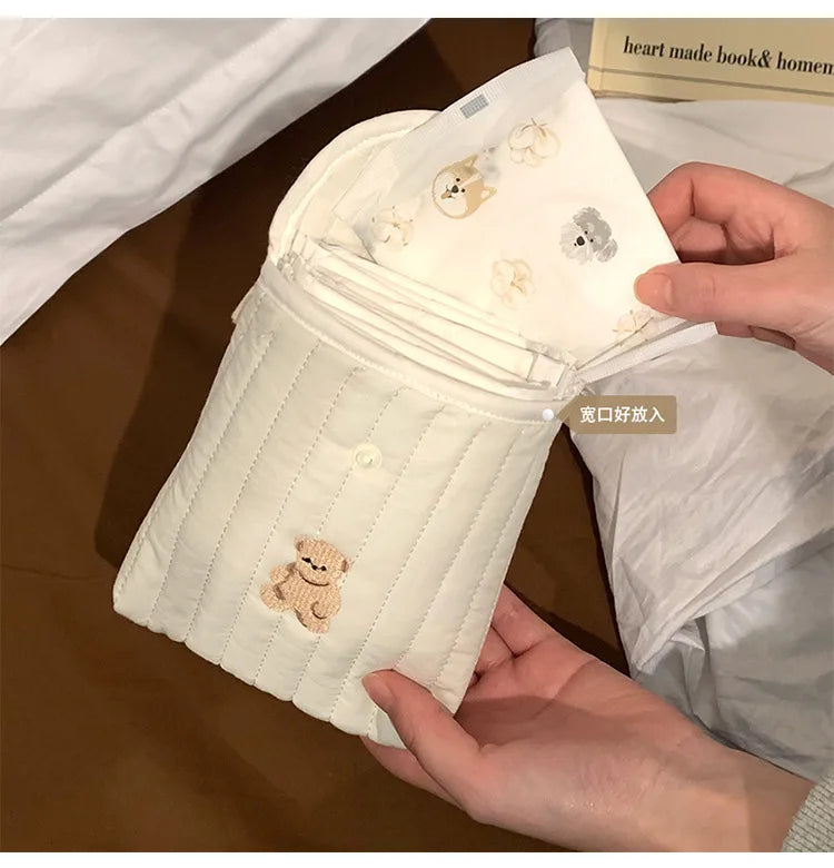 Discreet Period Care Pouch – Cute & Compact Storage Bag 🎀