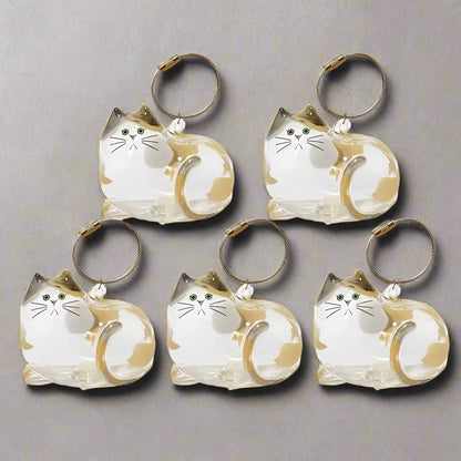 🐾 “Always By My Side” – Memorial Cat Hair Keepsake Keychain 🐱