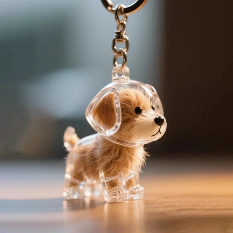 🐶✨ "Forever Pup" Memory Keychain – Keep Their Love Close 💕