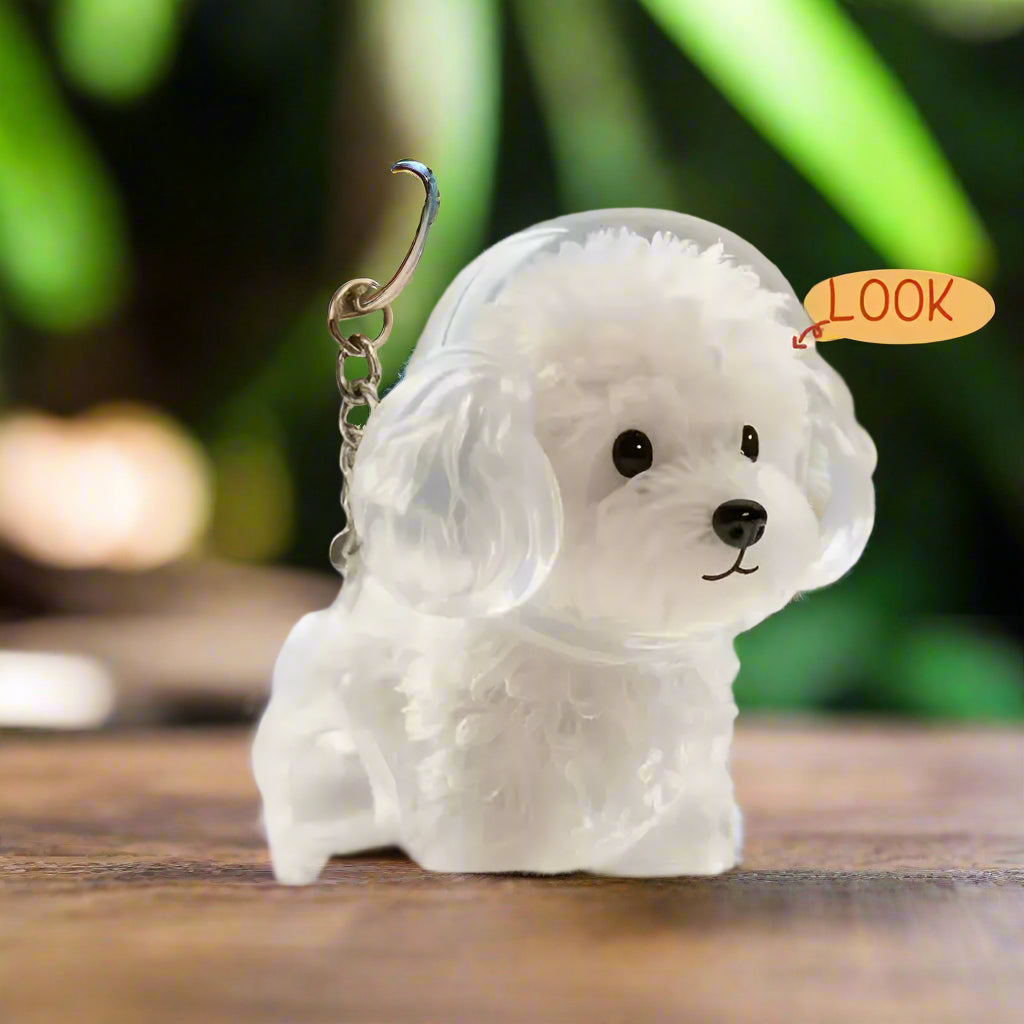 🐶✨ "Forever Pup" Memory Keychain – Keep Their Love Close 💕