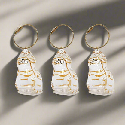 🐾 “Always By My Side” – Memorial Cat Hair Keepsake Keychain 🐱