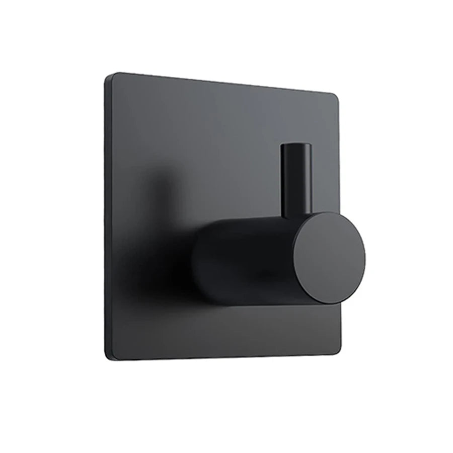 Premium Adhesive Hooks – Minimalist Stainless Steel Design for Home & Bathroom