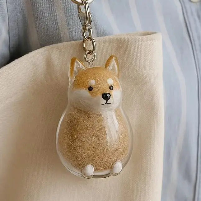 🐶✨ "Forever Pup" Memory Keychain – Keep Their Love Close 💕