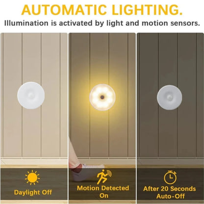 ✨ Naruma Sensor Night Light — USB Rechargeable Motion LED
