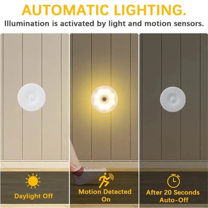 ✨ Naruma Sensor Night Light — USB Rechargeable Motion LED