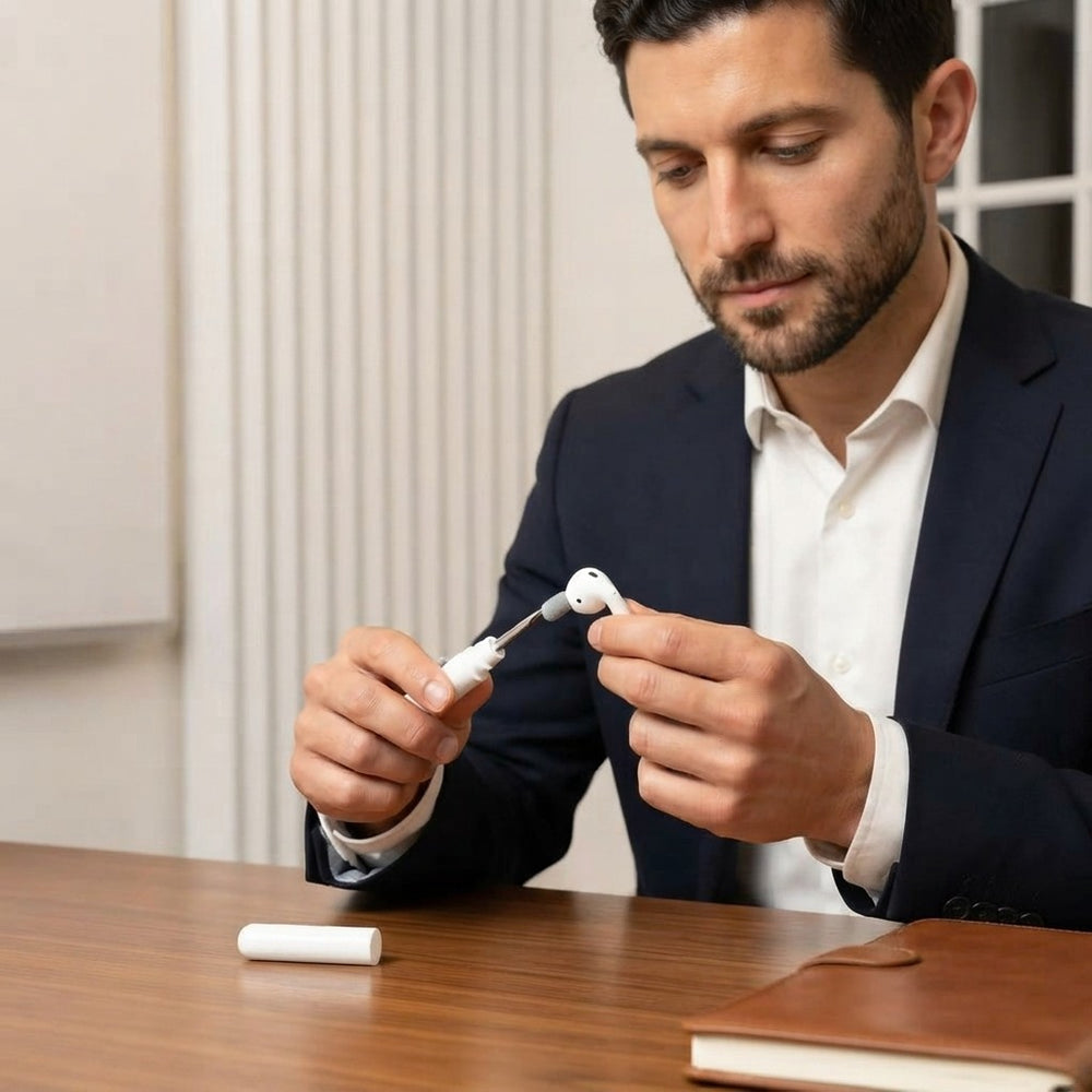 3-in-1 Cleaning Pen for Earbuds, AirPods & Camera Lens