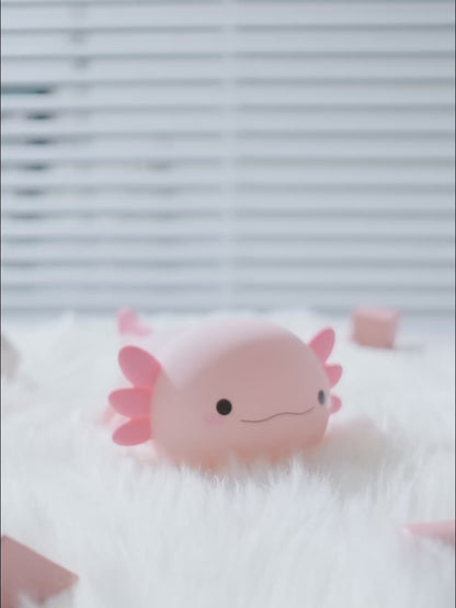 🌸 Axolotl Cute Squishy Night Light - Perfect Gift